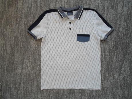 Bílé tričko triko s límečkem polo, coccodrillo,146