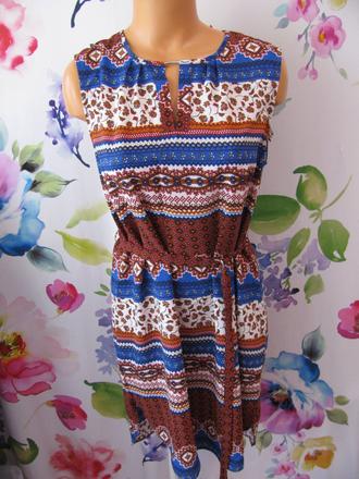 Dámské lehké barevné letní šaty-peacocks, 40