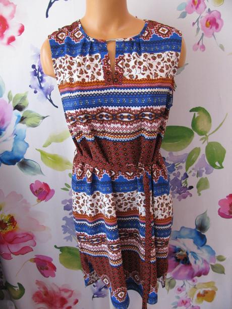 Dámské lehké barevné letní šaty-peacocks, 40