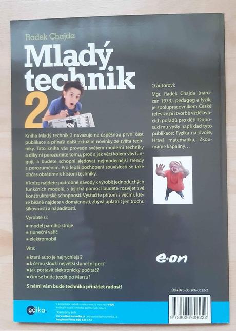 Kniha mladý technik 2, jako nová,