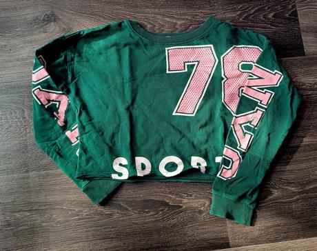 Crop top mikina, 146