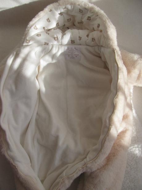 Teplá kojenecká zimní kombinéza s kapucí, f&f,80