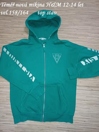 Mikina h&m vel.158/164 12-14let, h&m,158