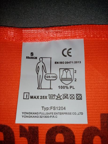 Reflexní vesta dětská, 