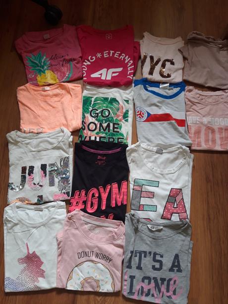 10x trika trička triko tričko i jednotlivě 146/152, 146