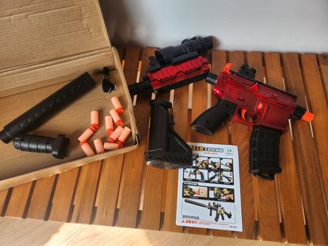 Dětská pistole m416 puška na měkké náboje,