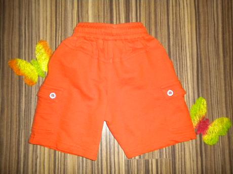 Suprově silné bavlněné oranžové kraťasy, h&m,92