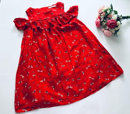 Ob/ šaty s vážkami - v.9/10 let, marks & spencer,140