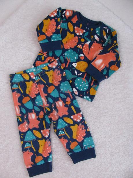 Kojenecké dvoudílné pyžamko se zvířátky v.1-3 měs., mothercare,62