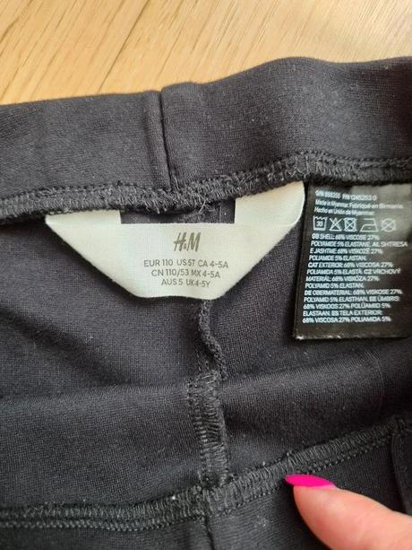 Zvonové legíny h&m, vel. 104/110, h&m,104