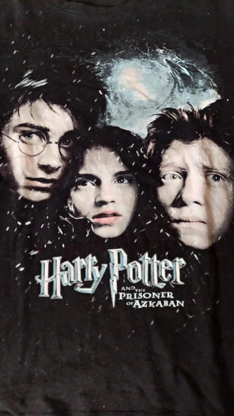 Černé tričko harry potter zn. cropp, m