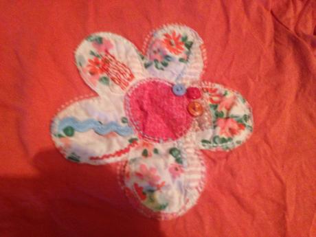 Dívčí tričko květ vel. 74 - 80, next,74