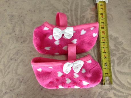 Letní balerínky capáčky růžová s mašlí protiskluz , 20