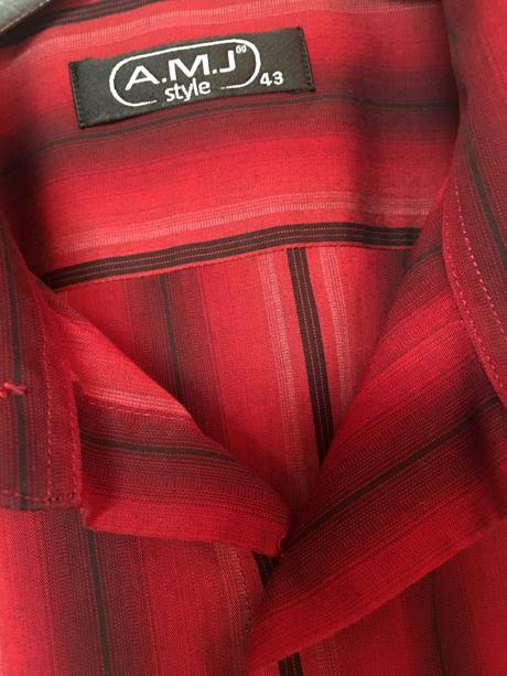 Pánská košile amj, vel. 43 (xl), xl