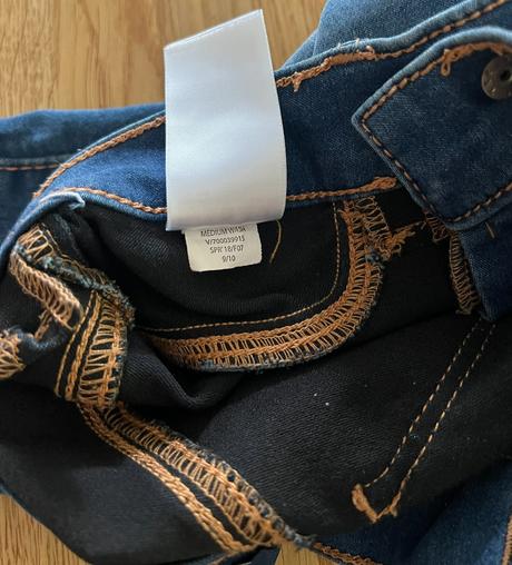 Džíny & tenké elastické gatě old navy vel. 128/134, old navy,128