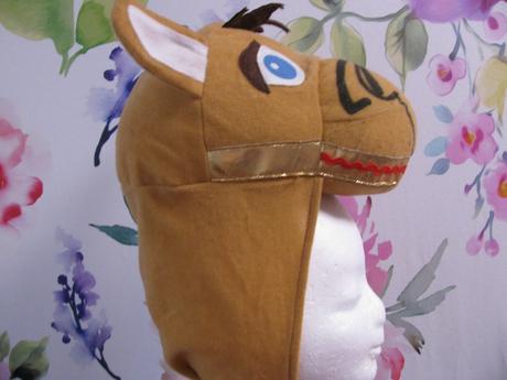 Karnevalový kostým, maska oslík,