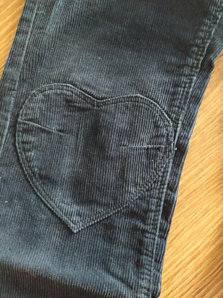 Manšestrové kalhoty, h&m,122