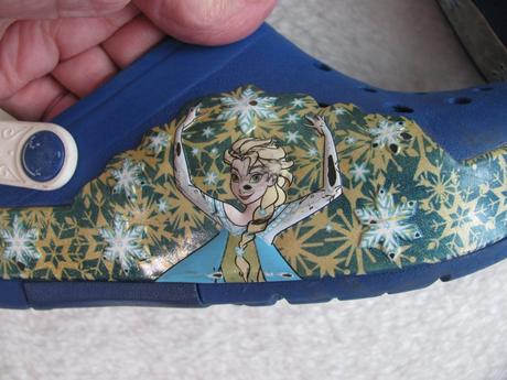 Dívčí nazouváky, crocs, ledové království elza, crocs,35