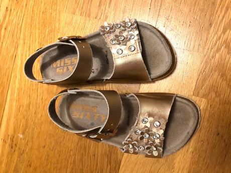 Zlaté sandálky miss sixty, vel. 27, 27