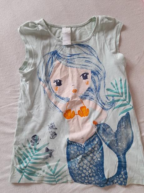 Tričko s mořskou pannou palomino, palomino,134