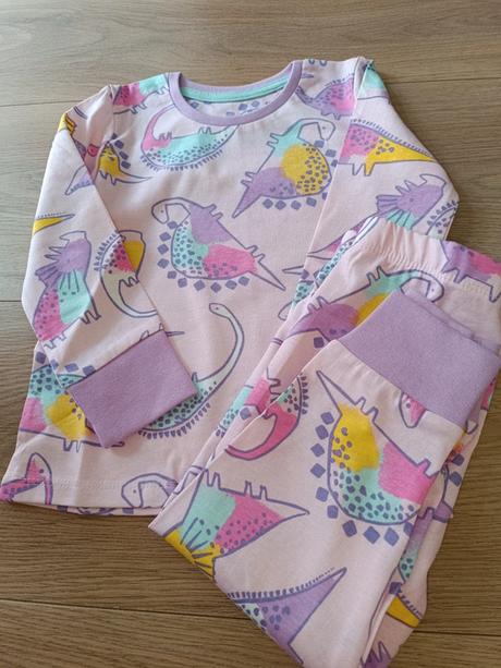 Růžové pyžamo s dinosaury 86 mothecare, mothercare,86