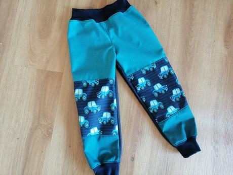 Softshellové kalhoty jarní vel. 104 /1, 104 / 110