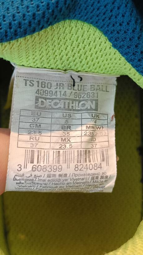 Dětské tenisky na suchý zip vel.37, decathlon,37