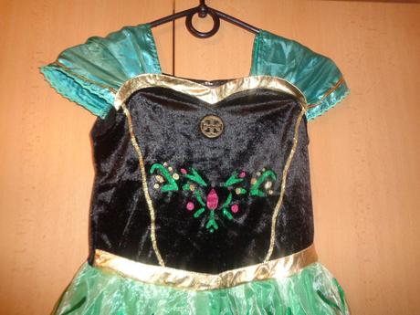 Karneval - šaty frozen - anna - 10-11 let,