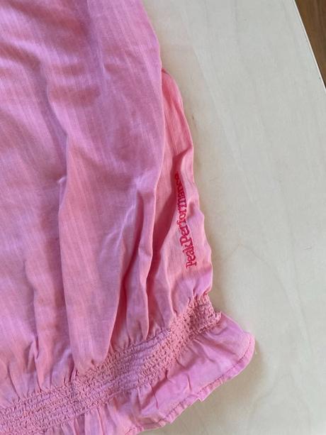 Růžová halenka s krajkou, vel m, peak performance, m