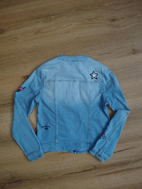 Dívčí strečová stylová riflová bunda c&a 152, c&a,152