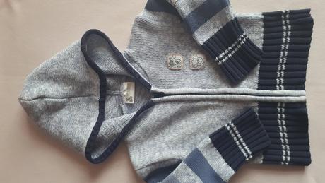 Dětský svetr, svetřík, svetýrek s kapucí, vel.80, baby,80