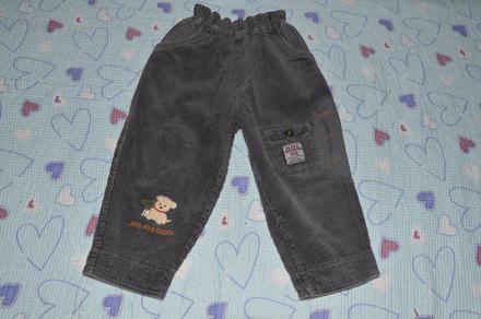 Manšestrové kalhoty s pejskem, 104