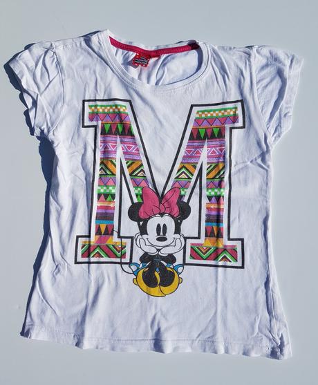L138	dívčí triko s kr rukávem minnie vel. 128-134, disney,128