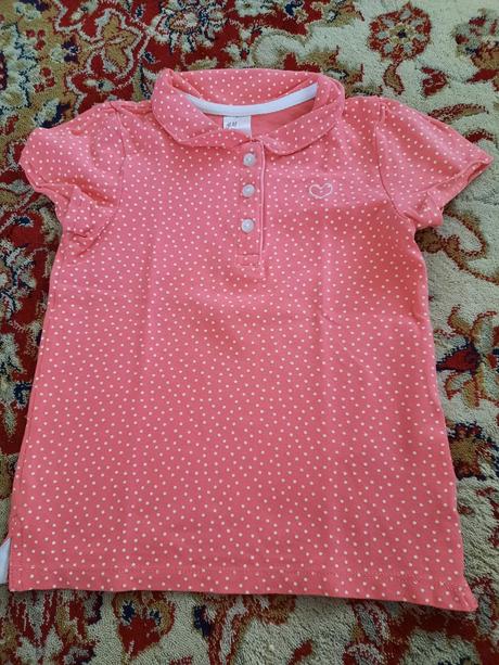 Puntíkaté tričko, h&m,92