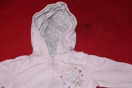 Dívčí mikina srdce, květina, adams,86