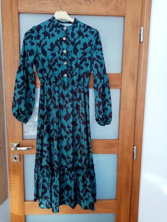 Šaty shein dlouhý rukáv vel. s, s