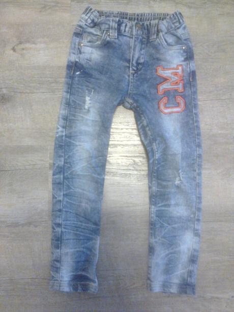 Džíny trhaný efekt, šisované, slim fit, kiki&koko,110