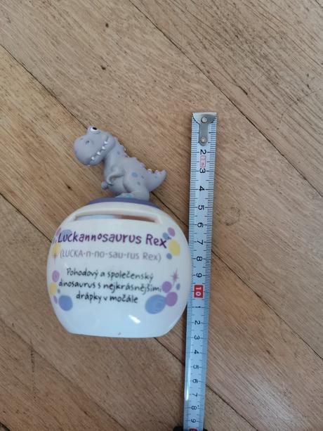 Pokladna pokladnička kasička dinosaurus, 