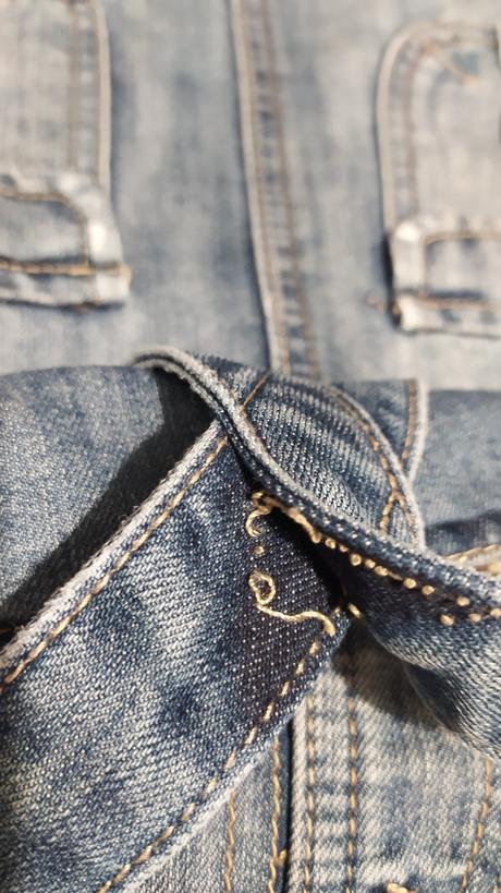 Riflová sukně s laclem, šatovka george vel.110/116, george,110