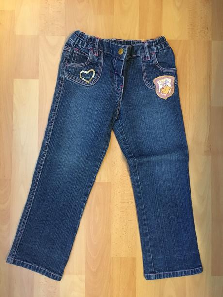Dívčí džíny s medvídkem pú, disney,104