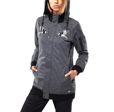 Zimní bunda o'neill s výšivkou lyžařská vel. s, o'neill,s