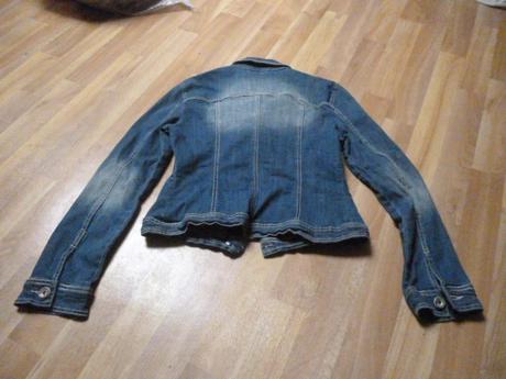 Elastická riflová bunda vel. s-m pro maminy, s