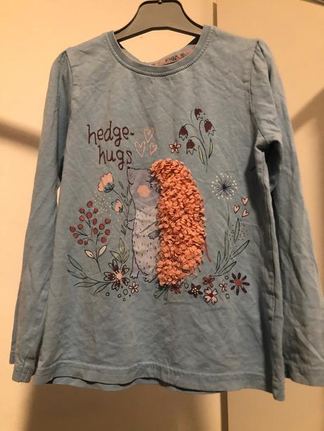 Modré triko s ježkem, 110