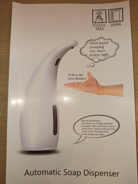 Nový elegantní dávkovač mýdla, 