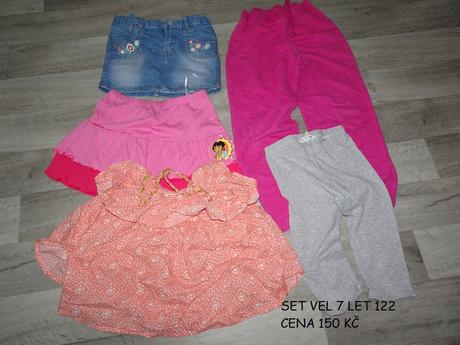 Set pro slečny vel 122 - 5 ks, 122–134