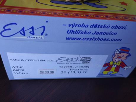 Sandálky essi velikost 20 růžové, essi,20