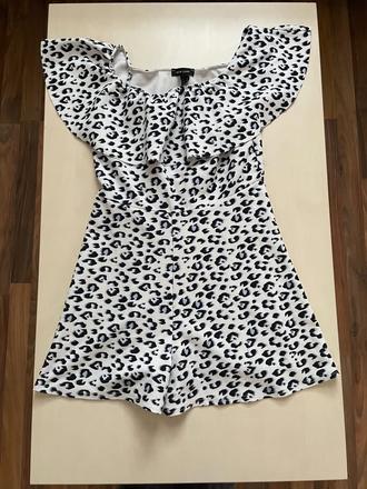 Leopard volán krátký overal, vel xl, new look, new look,xl