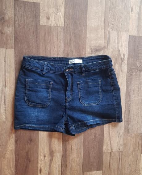 Džínové kraťasy, clockhouse,40
