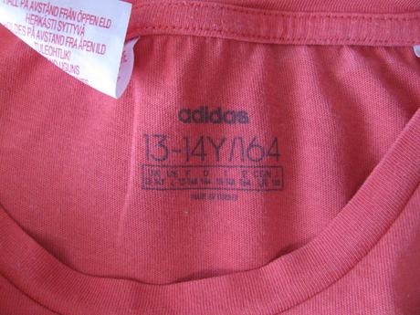 Dívčí bavlněné tričko adidas, adidas,164