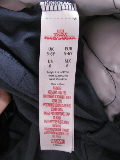 Kostým-overal thor ragnarok,